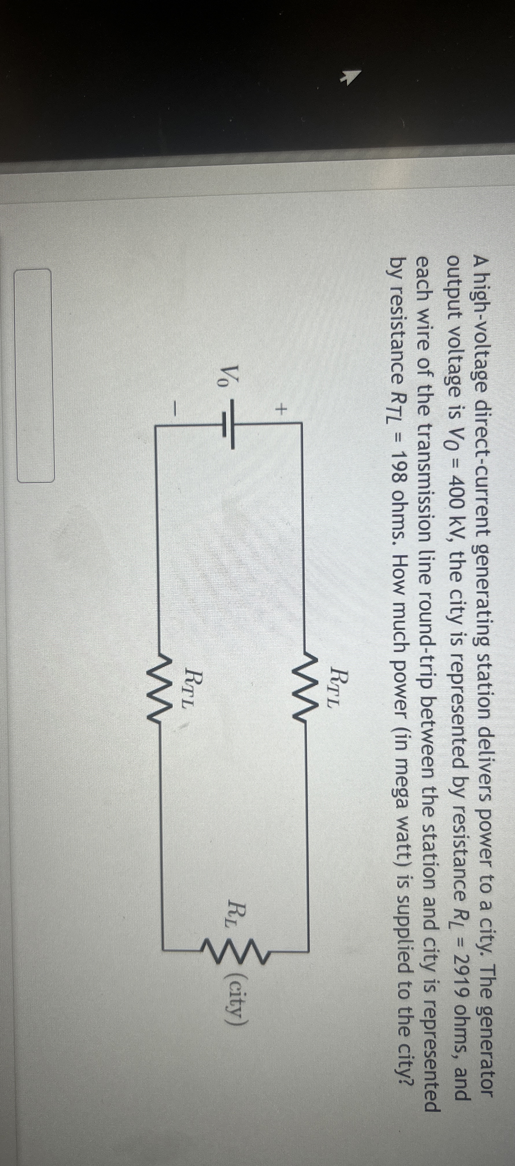 A high - voltage direct - current generating