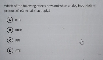 Which of the following affects how and when