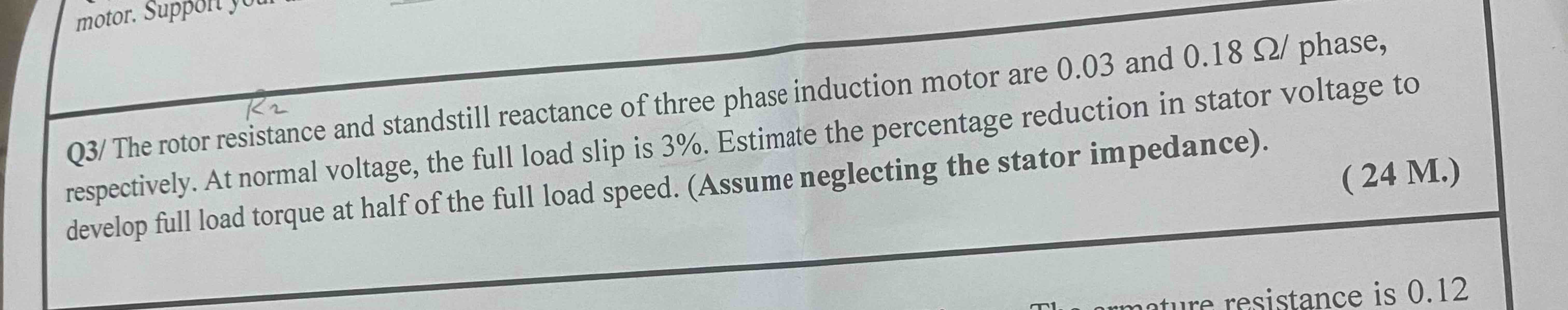 A \ ( 2 4 0 - \ mathrm { V } \ ) shunt motor