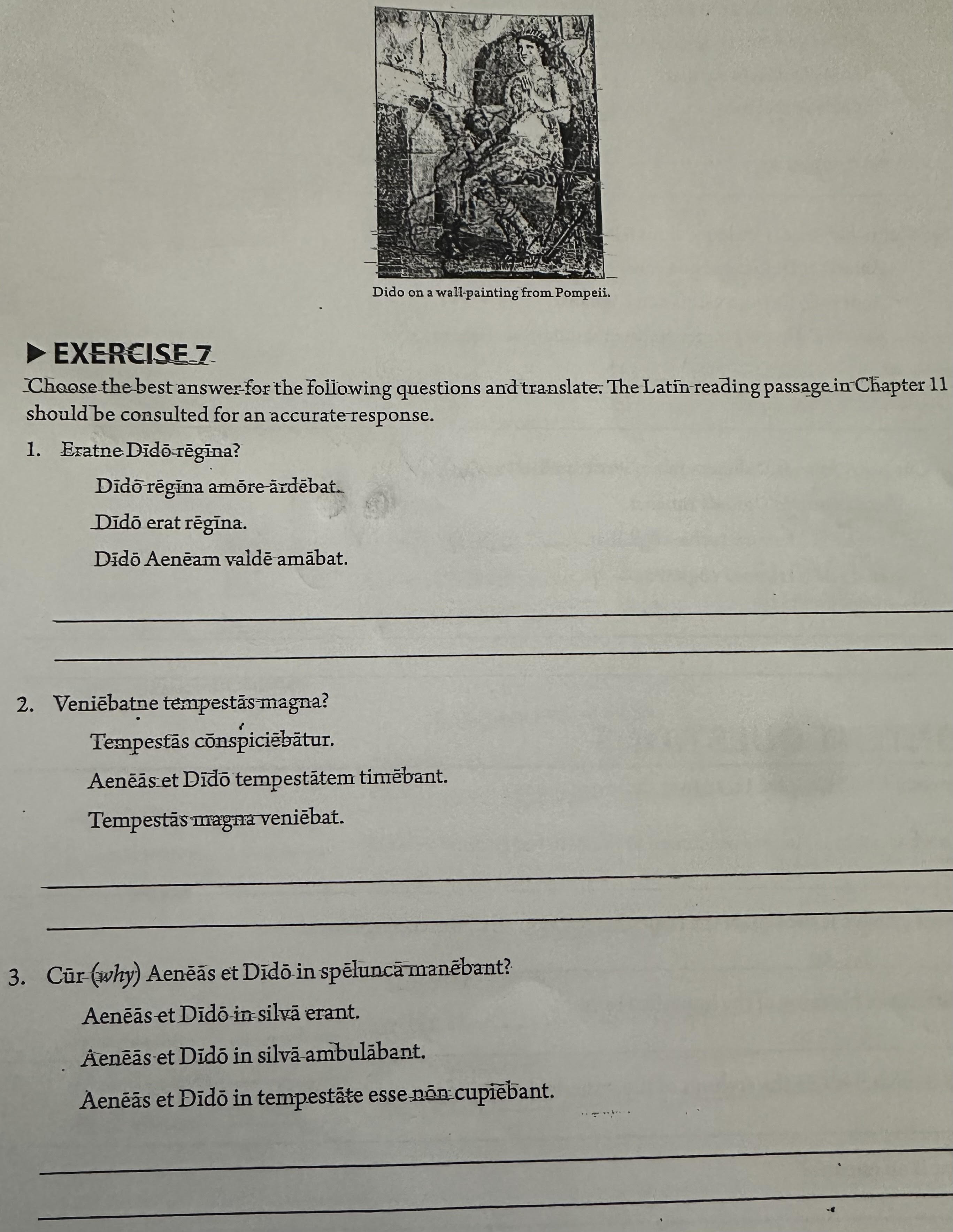 EXERCISE 5 Fill in the-blanks-using the verb in