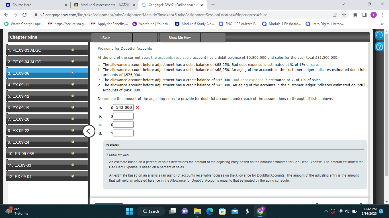 Course Hero X Bb Module 9 Assessments - ACG200 x