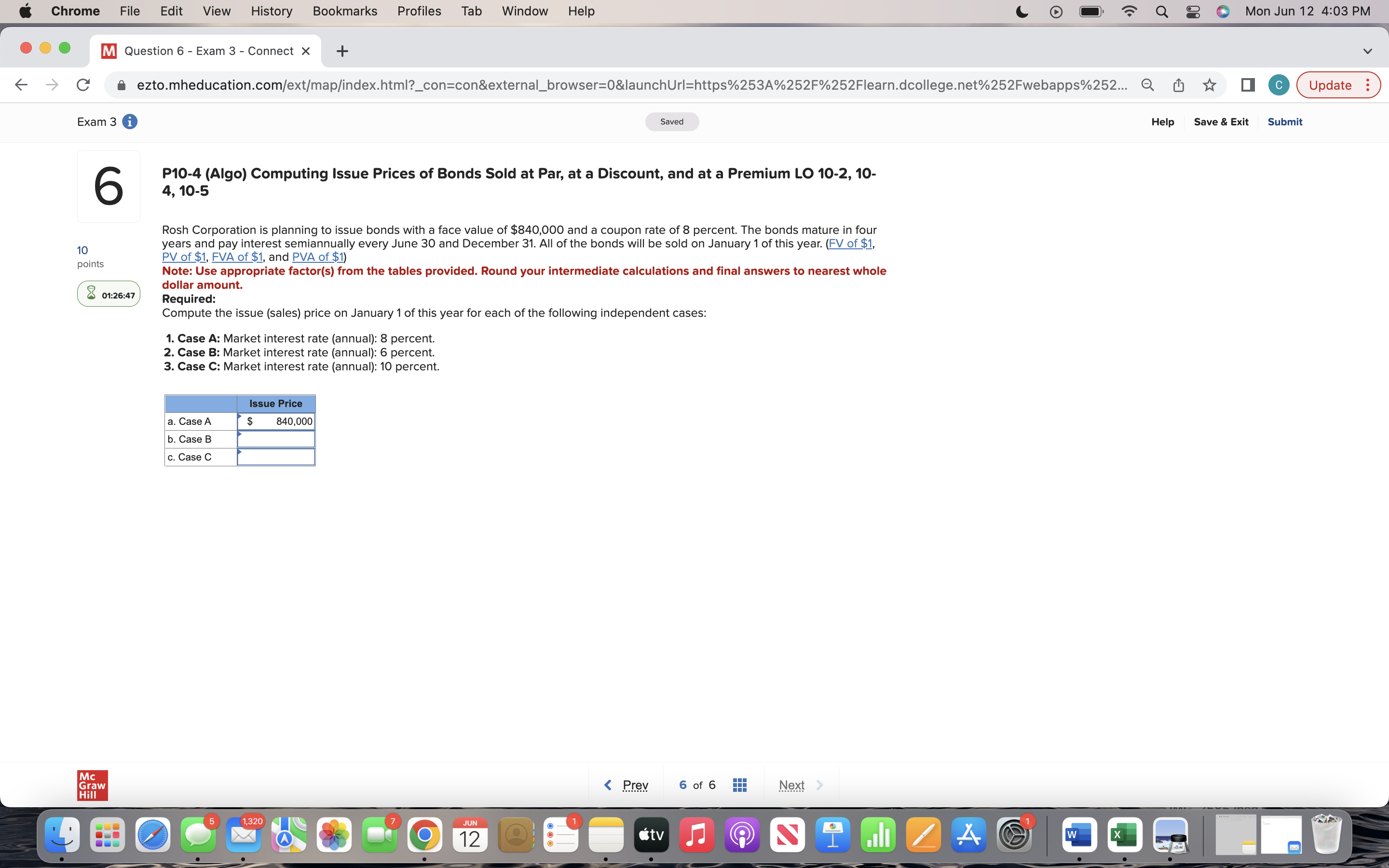 Chrome File Edit View History Bookmarks Profiles
