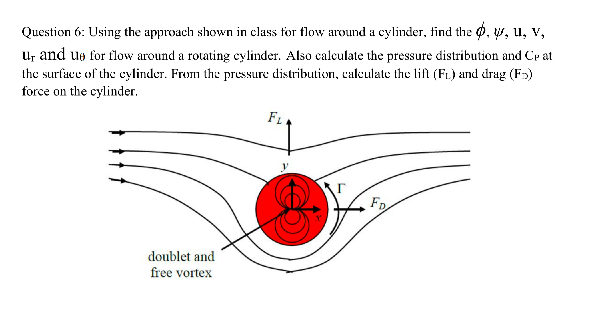Question 6: Using the approach shown in class for