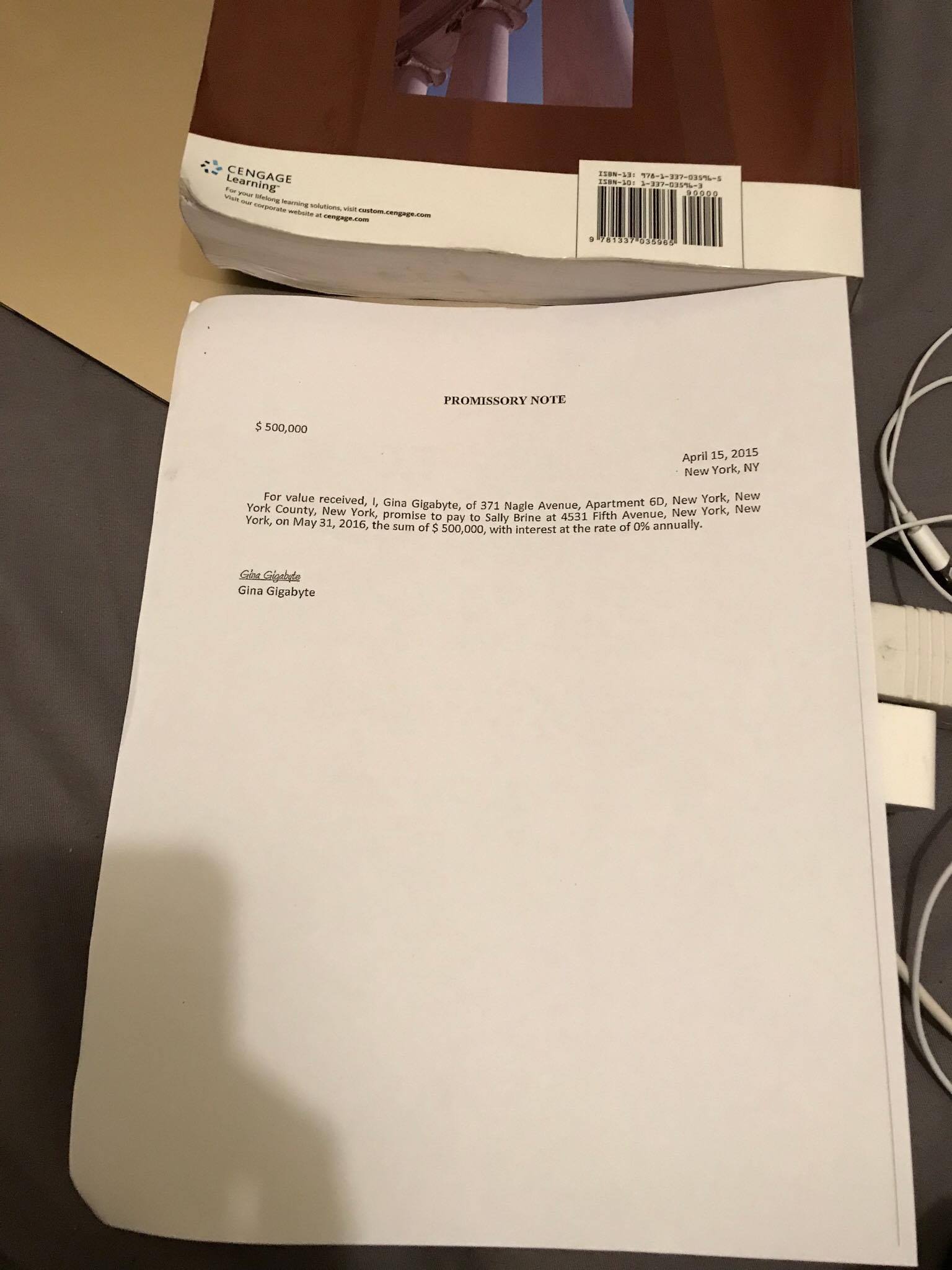 Can you please write down the answer for this