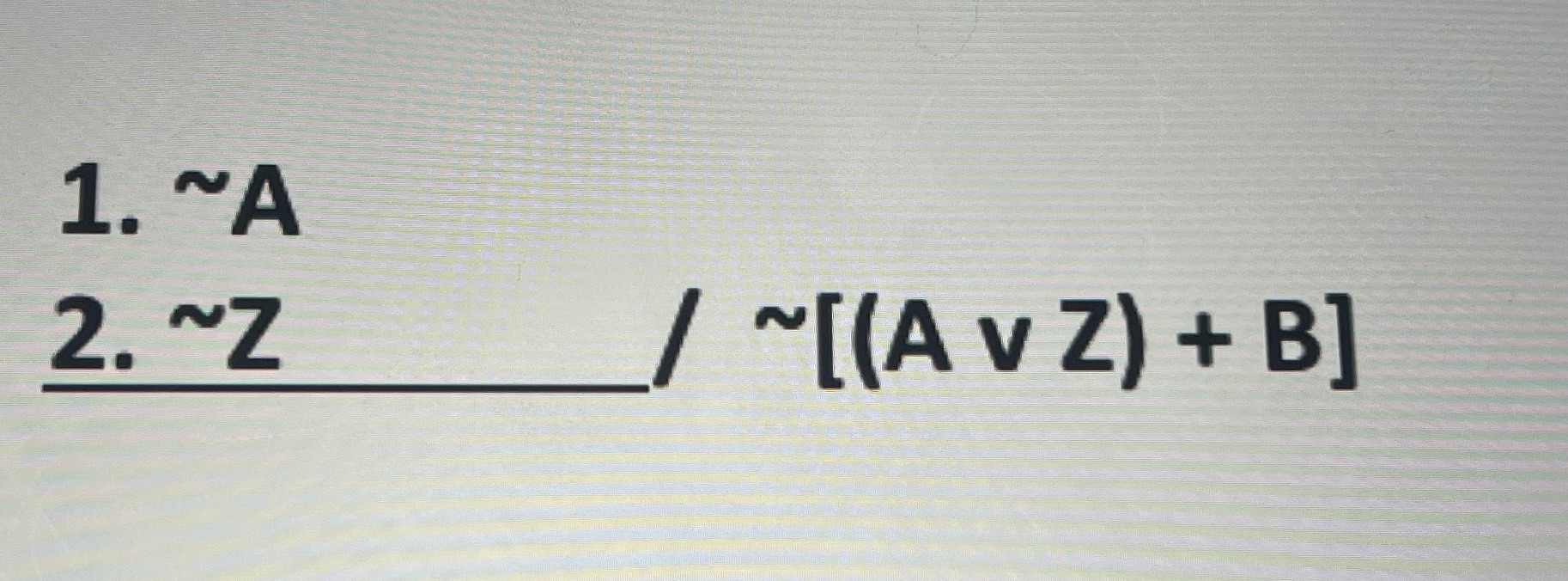 solve using the first 13 rules of inference and