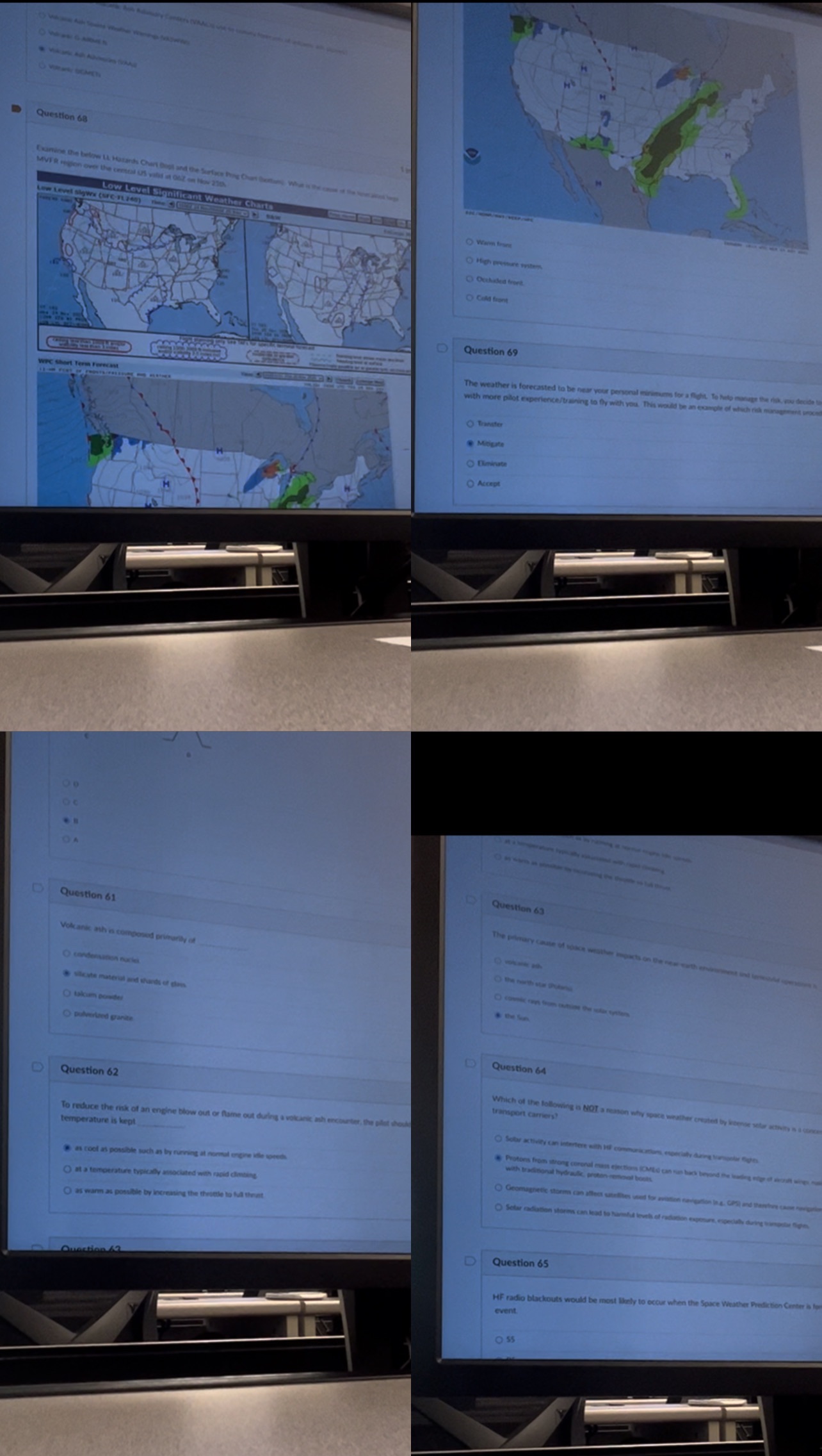 It's answered to the four pictures here. The top