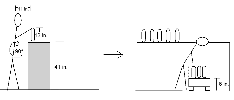 An assembly line worker transfers brass canisters
