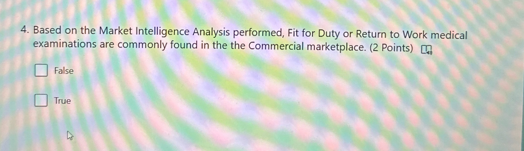 4. Based on the Market Intelligence Analysis