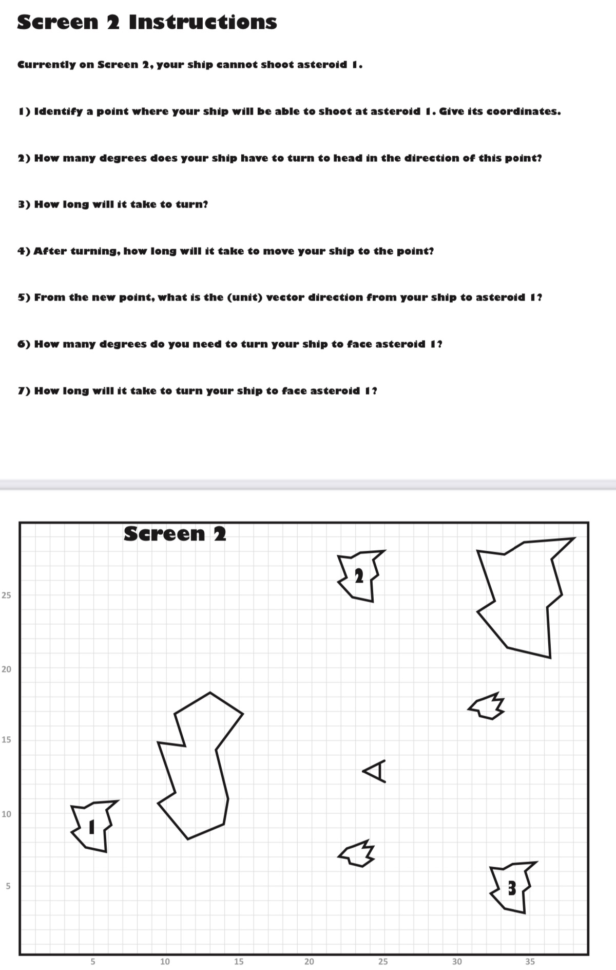 Screen 2 Instructions urrently on Screen 2, your