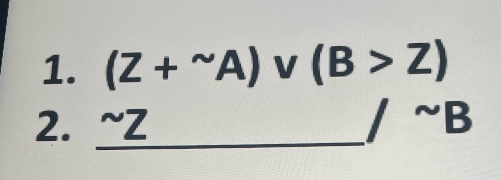 solve using the first 13 rules of inference and