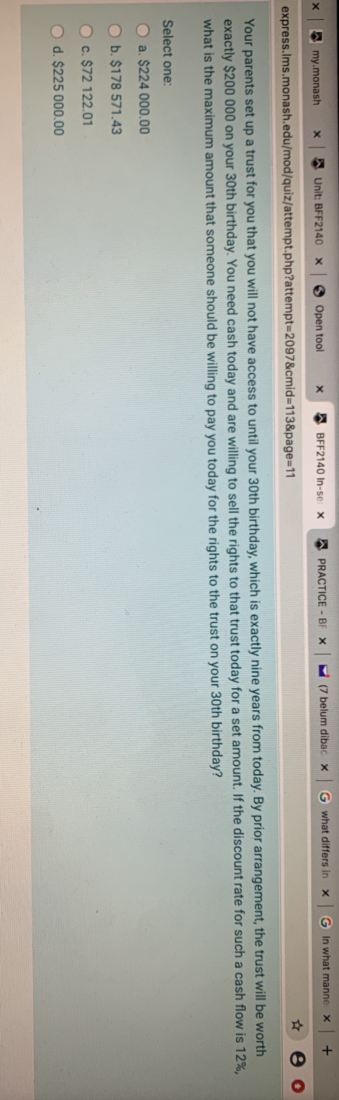 Could you please answer this multiple choice