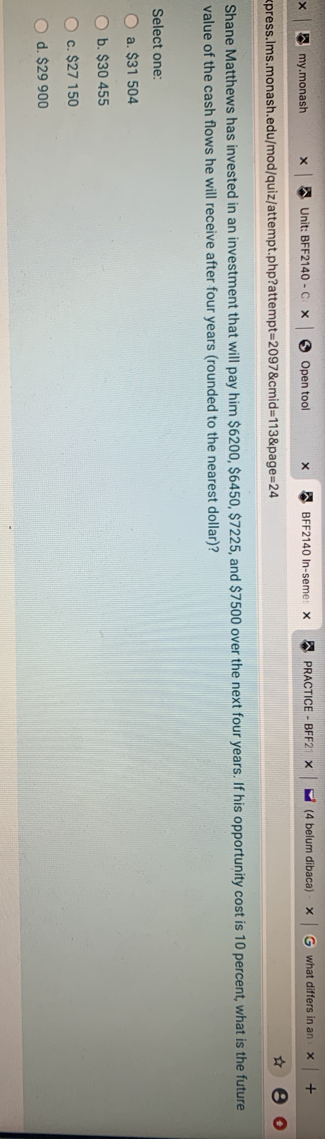 Could you please answer this multiple choice