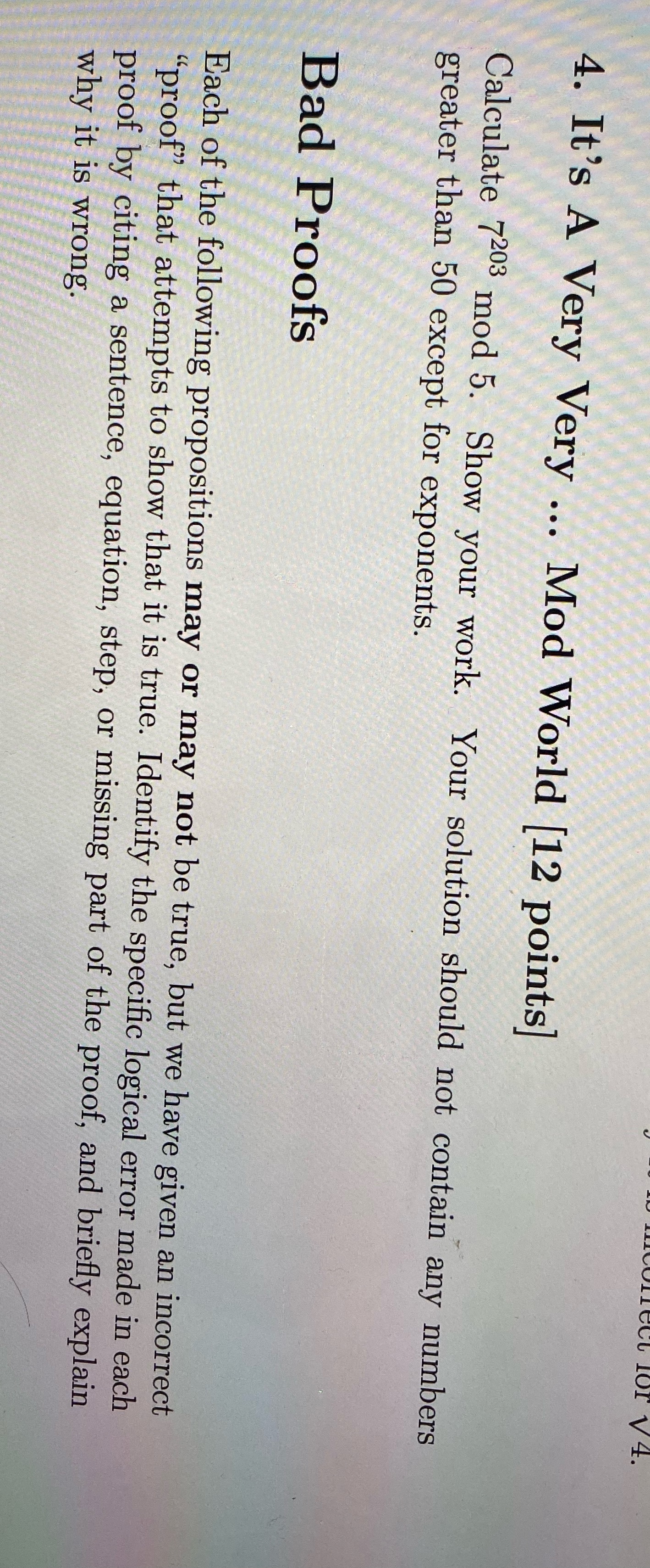 Step by step & lor V 4. 4. It's A Very Very