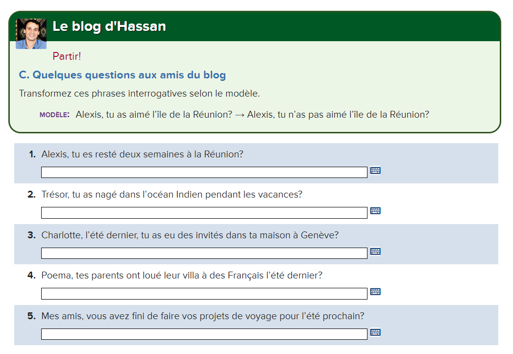 Le blog d'Hassan Partir! C. Quelques