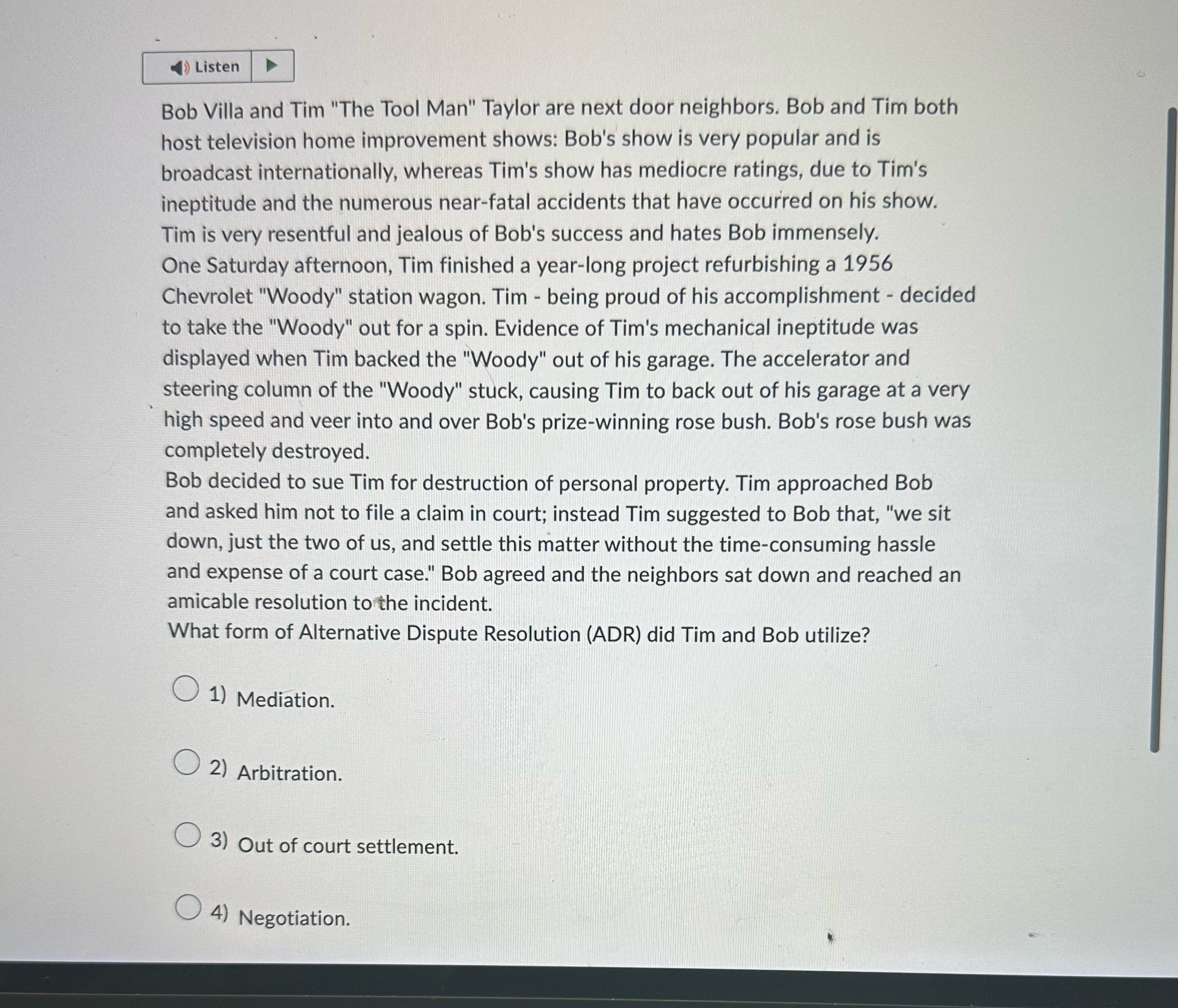 Question 37 (2.5 points)Any source of law which