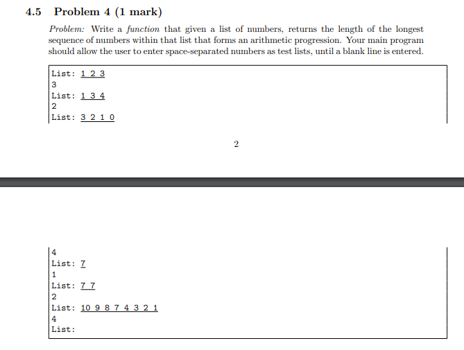 need help with these questions thx 4.5 Problem 4