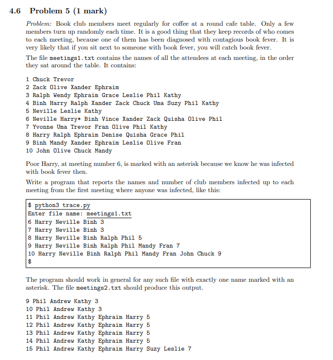 need help with these questions thx 4.5 Problem 4