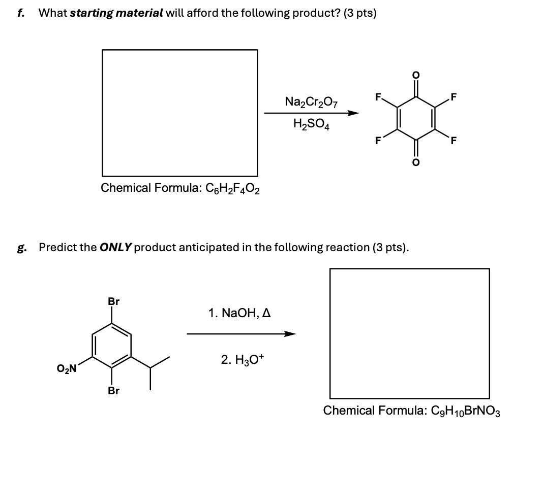 please help with this ochem question and draw the