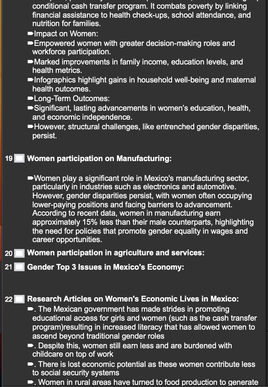 I need help with this presentation. Here's what I