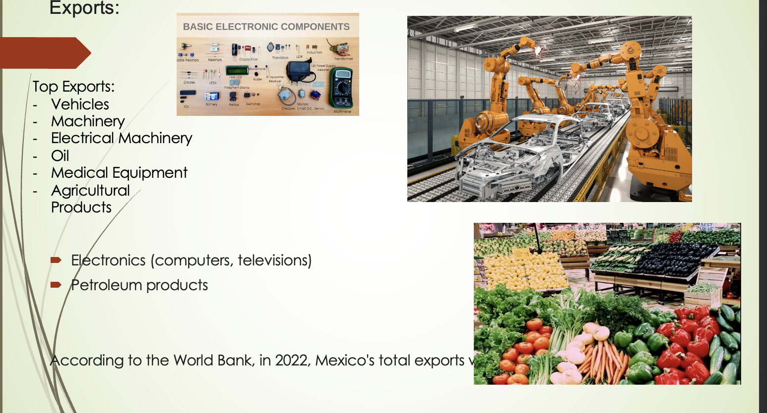 I need help with this presentation. Here's what I