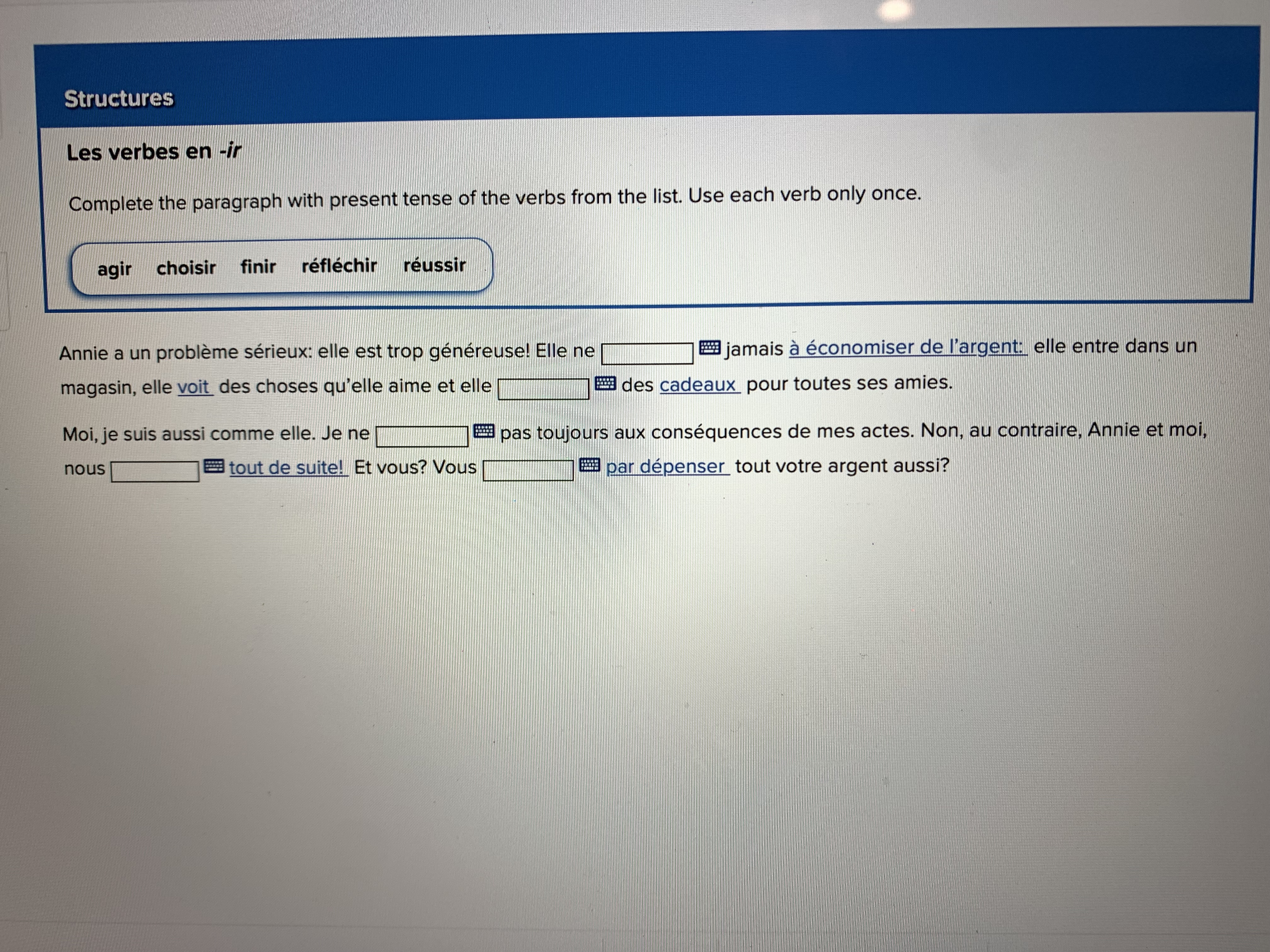 Structures Les articles apresne... pas Complete