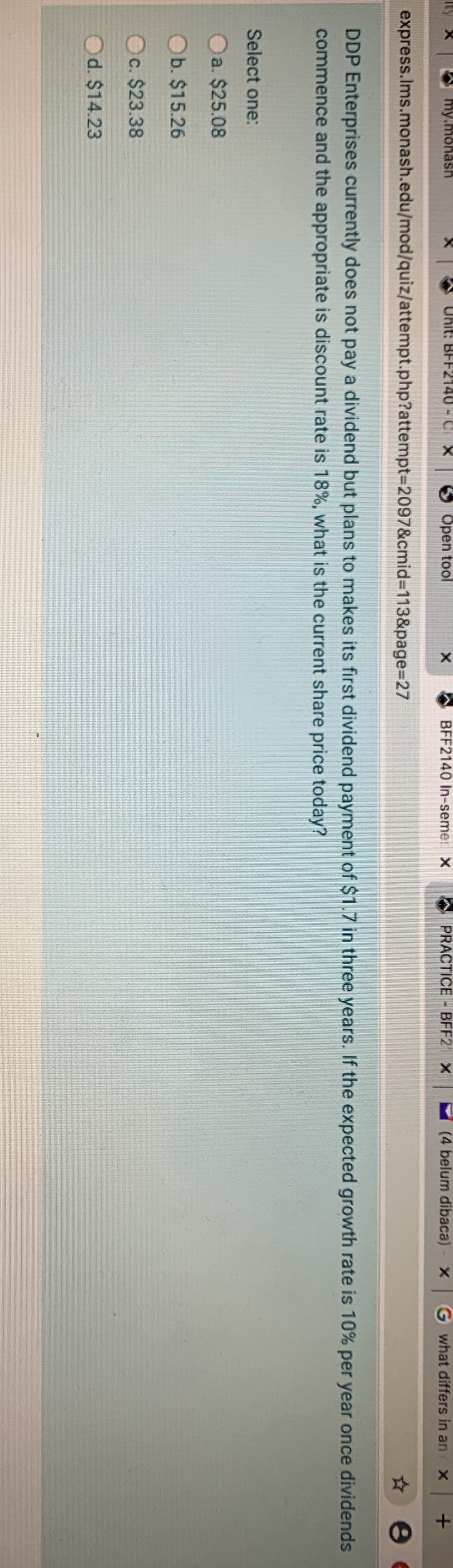 Could you please answer this multiple choice