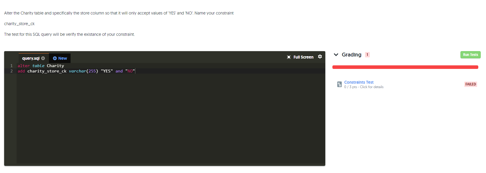 How do I alter tables? I know what the question