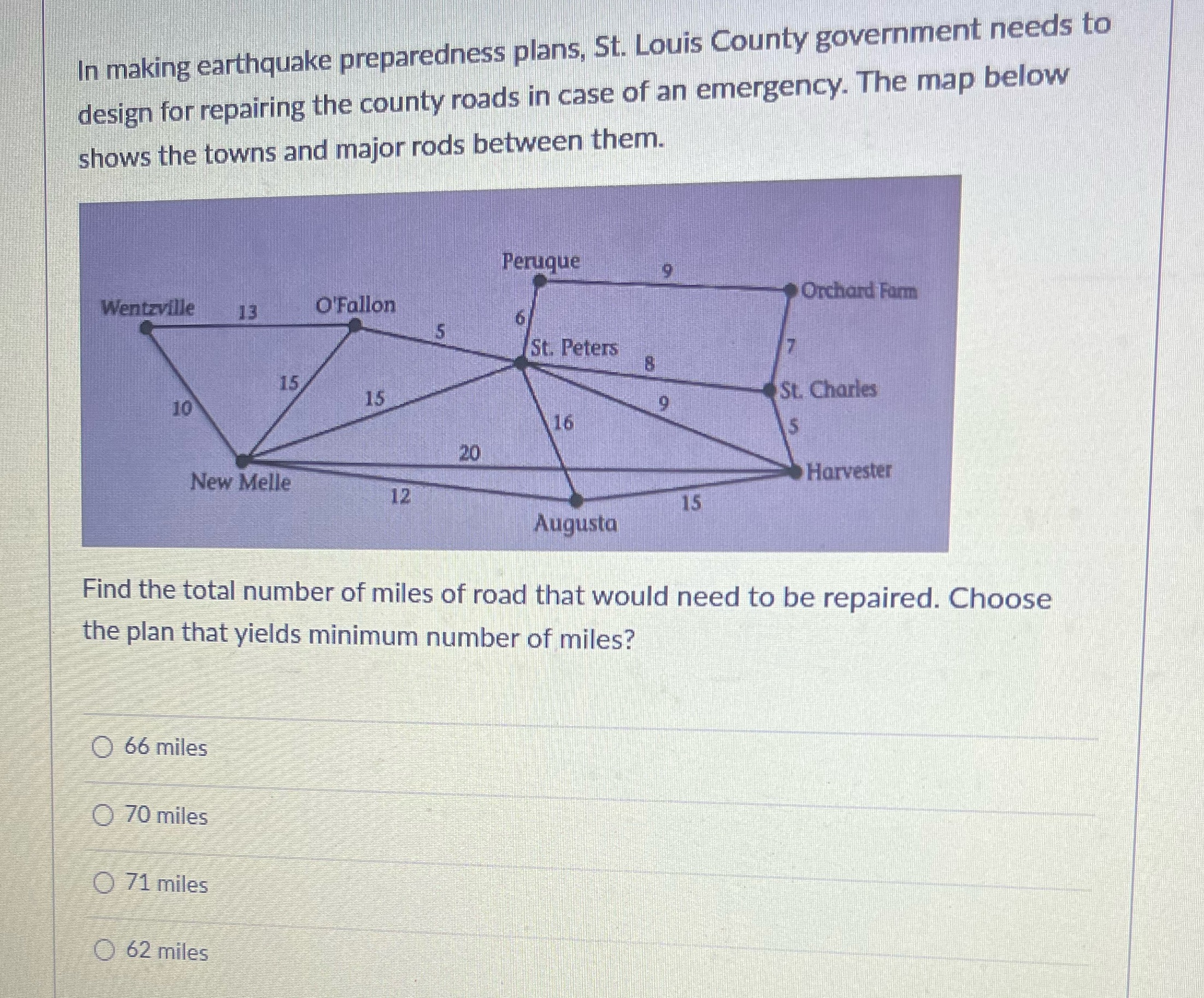 In making earthquake preparedness plans, St.