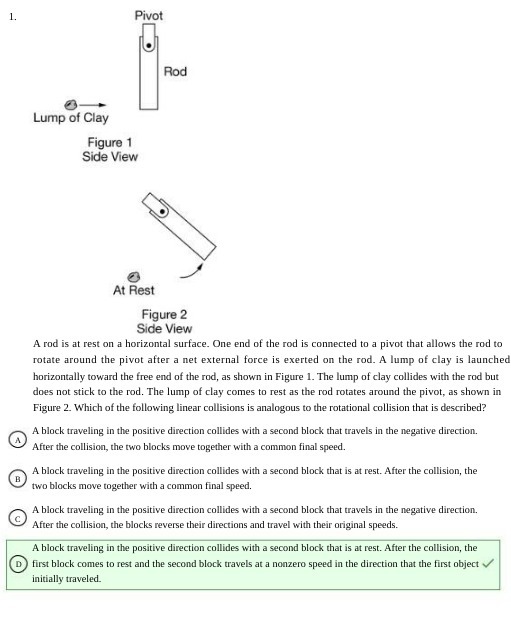 Pivot Rod Lump of Clay Figure 1 Side View At Rest