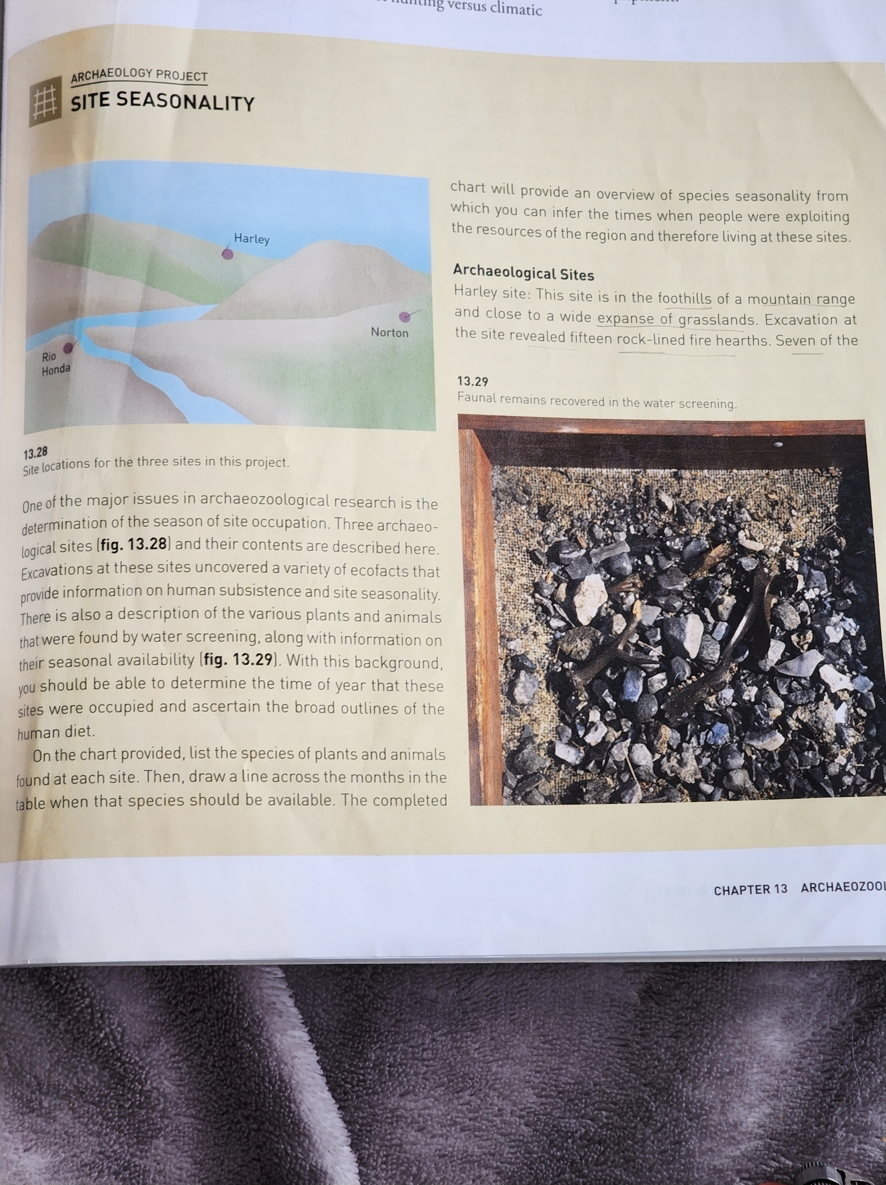 g versus climatic ARCHAEOLOGY PROJECT SITE