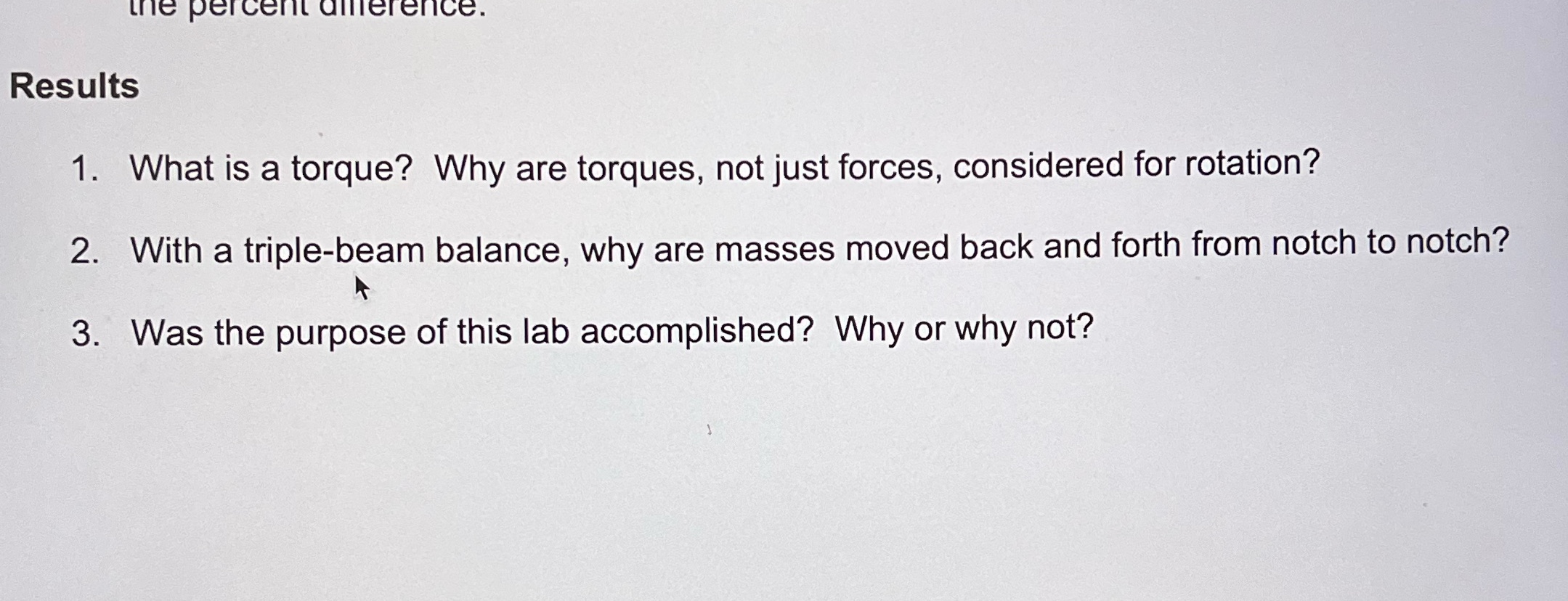 Lie peicerit ulierence. Results 1. What is a