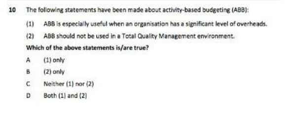 sol The following statements have been made about