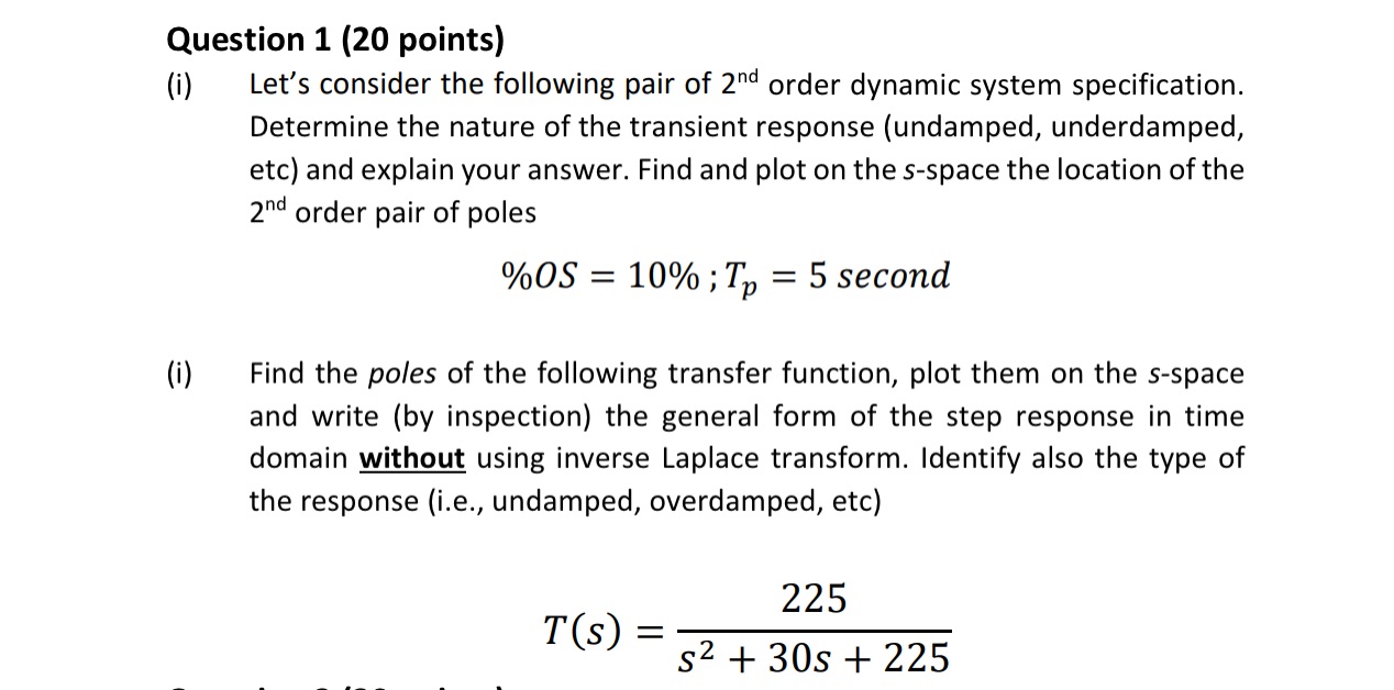 Important note: For the questions that Matlab is