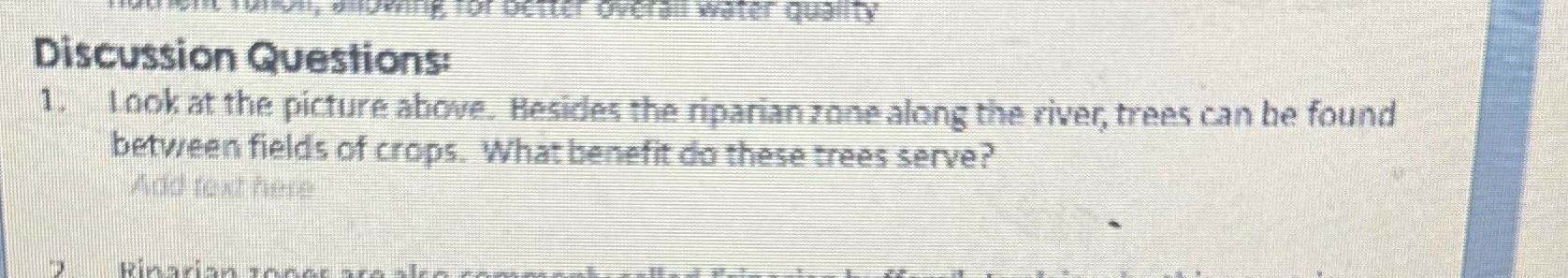 Discussion Questions: 1. Look at the picture