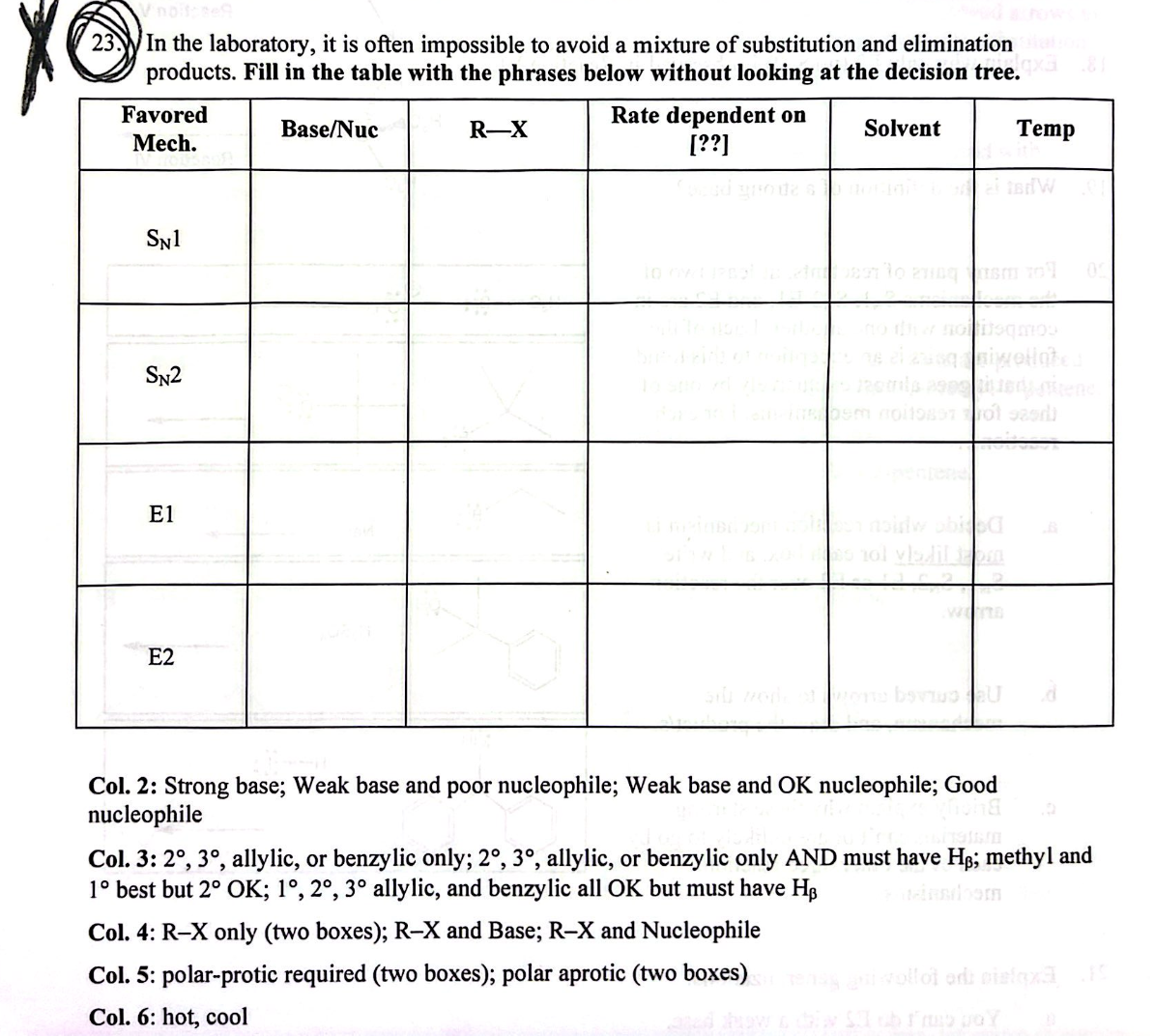 23. ) In the laboratory, it is often impossible