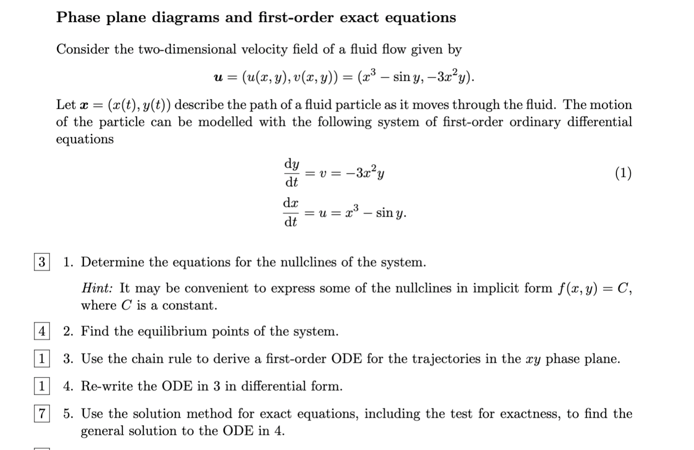 (=] [=] [=] [#] Phase plane diagrams and