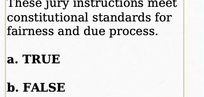 These jury instructions meet constitutional