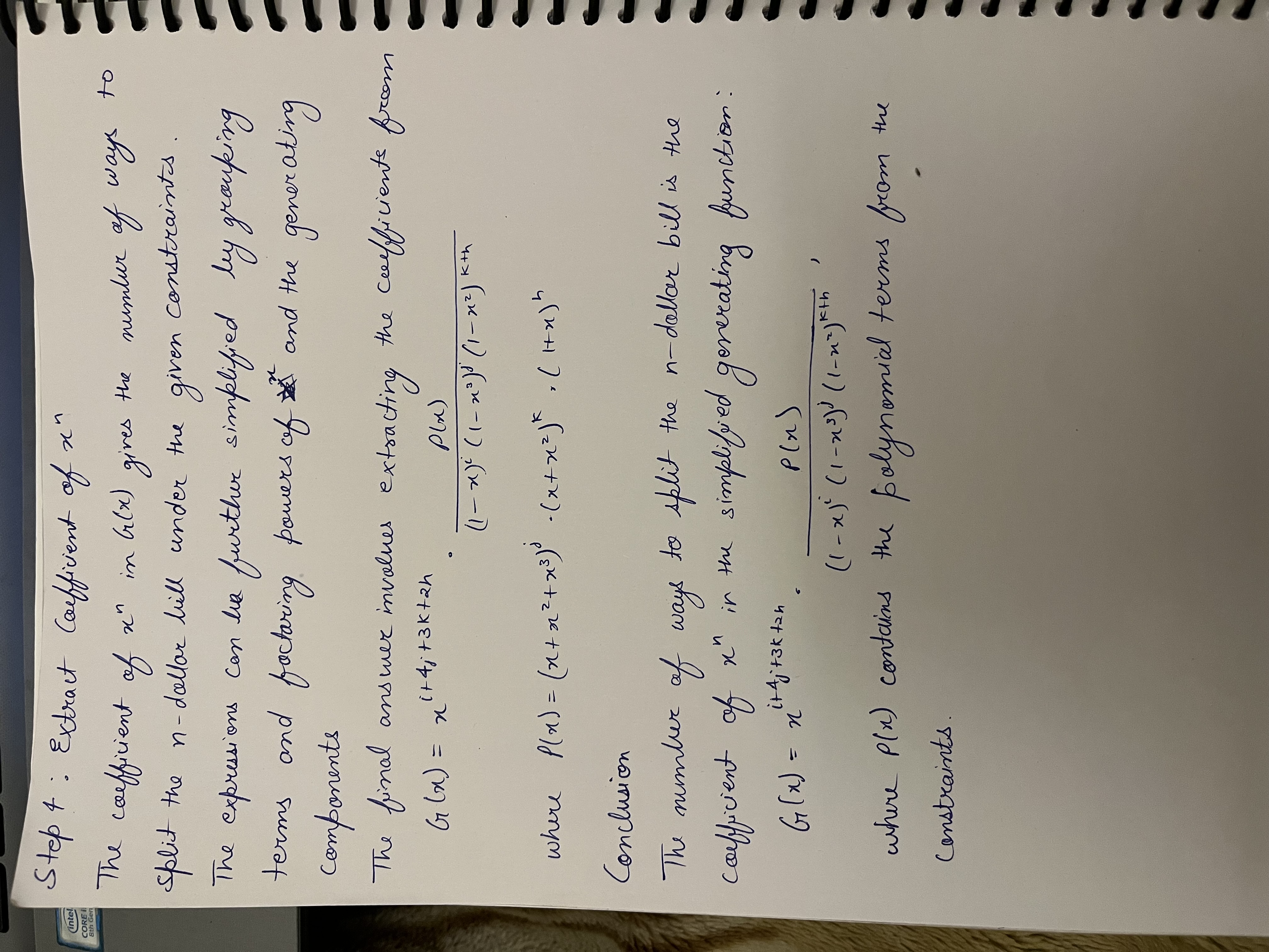 1. Let i, j, k, h, n be positive integers.