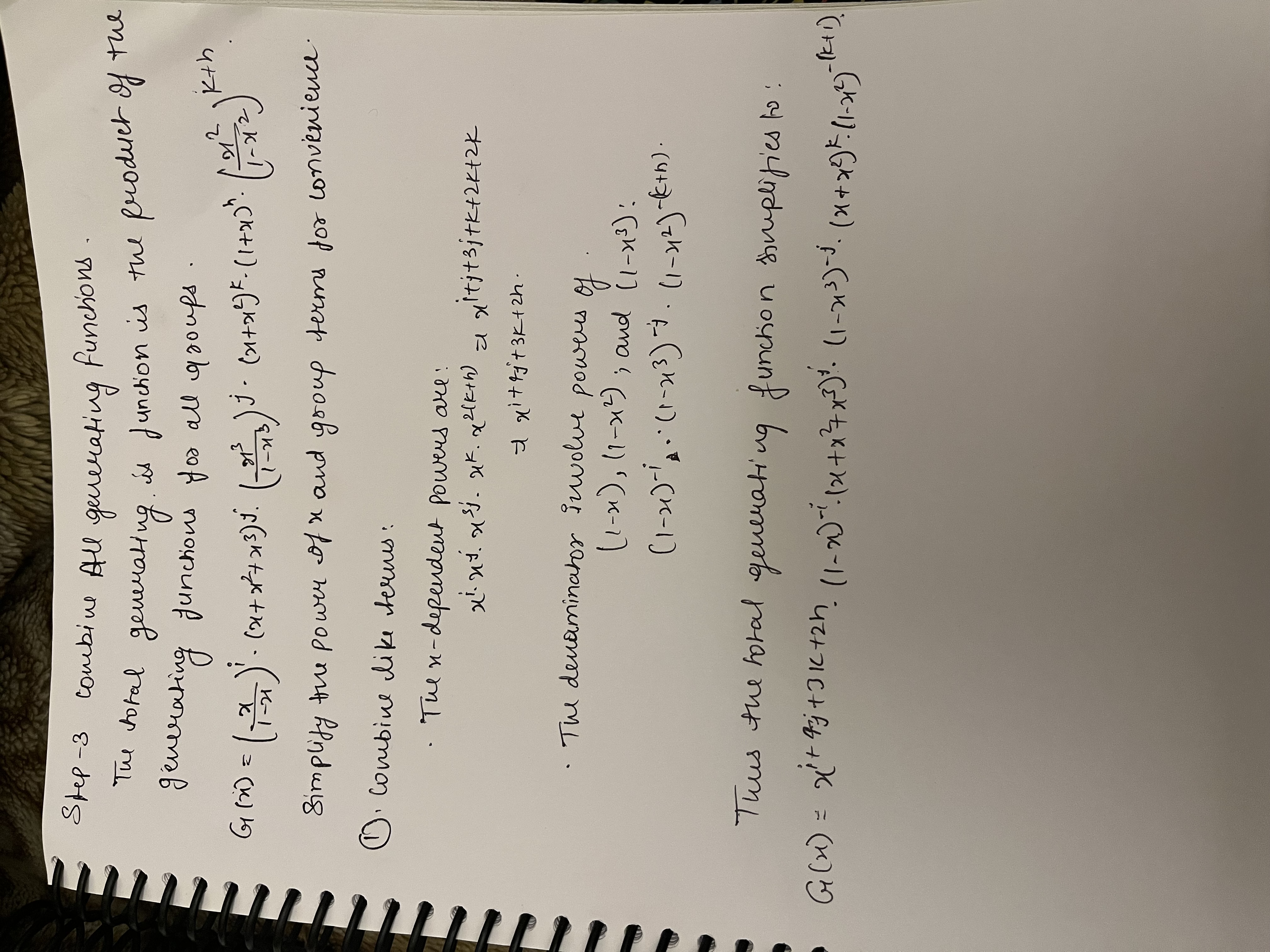1. Let i, j, k, h, n be positive integers.