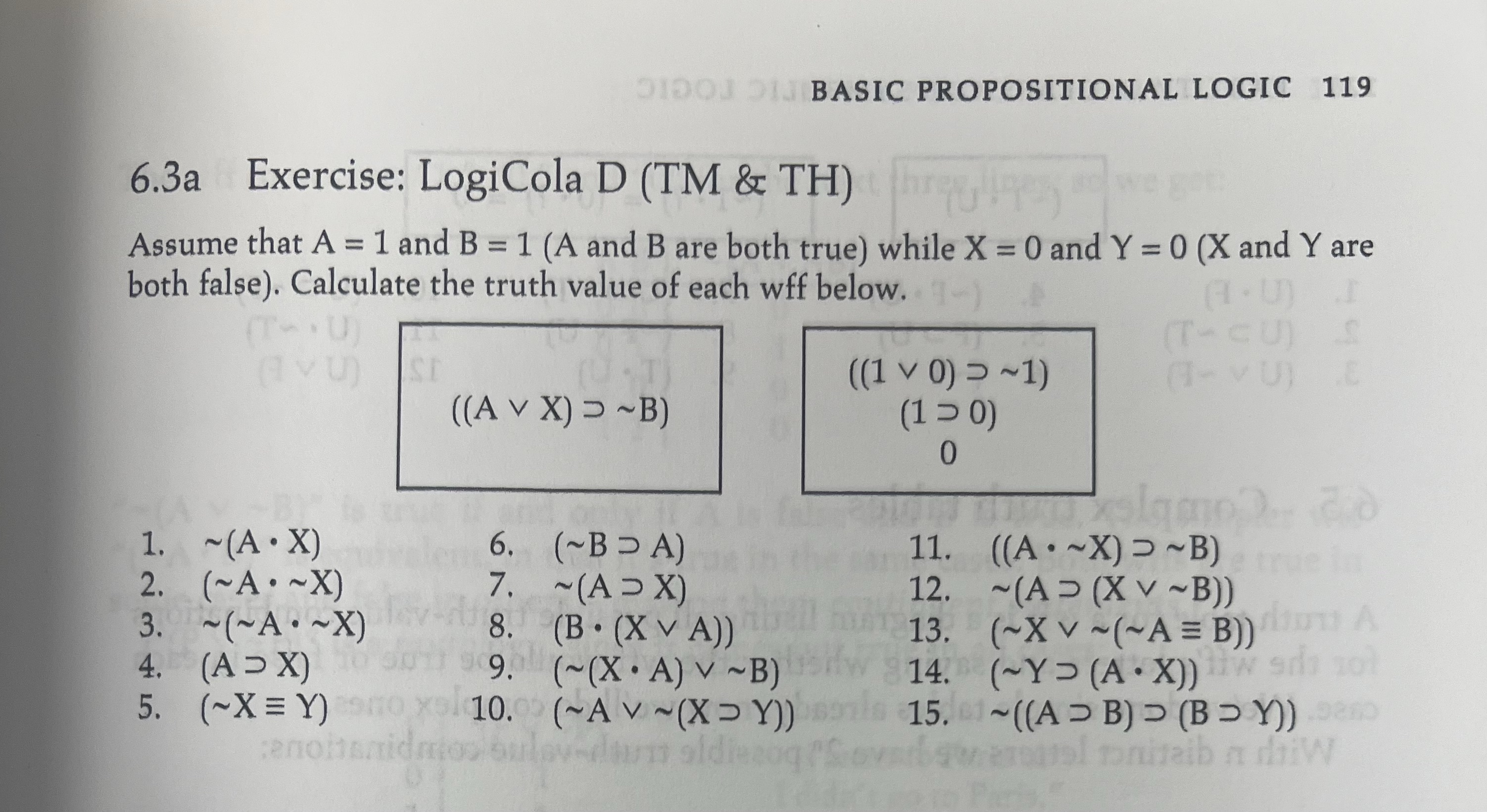 91003 31 BASIC PROPOSITIONAL LOGIC 119 6.3a