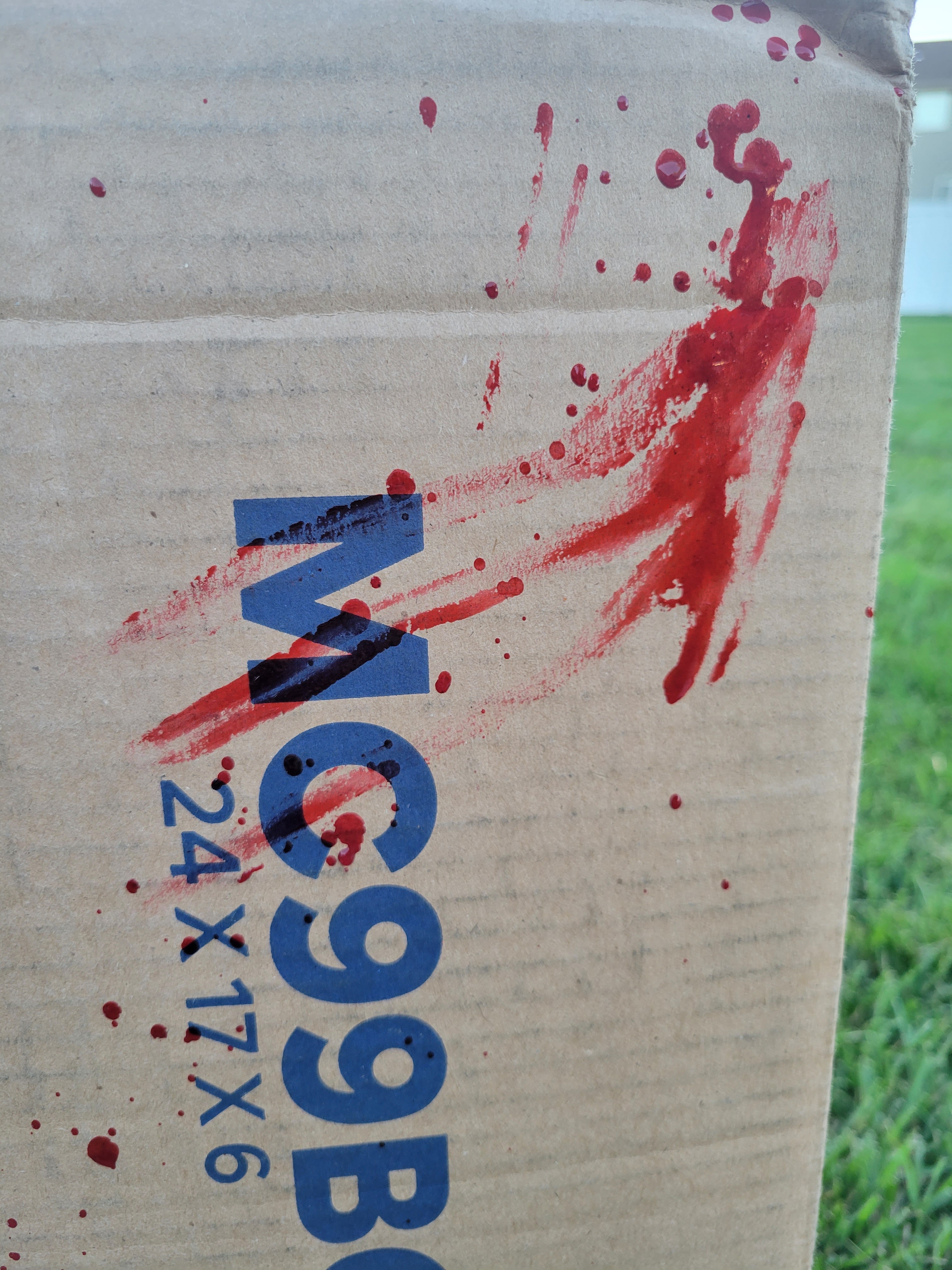 Q1 A victim is stabbed four times with a butcher