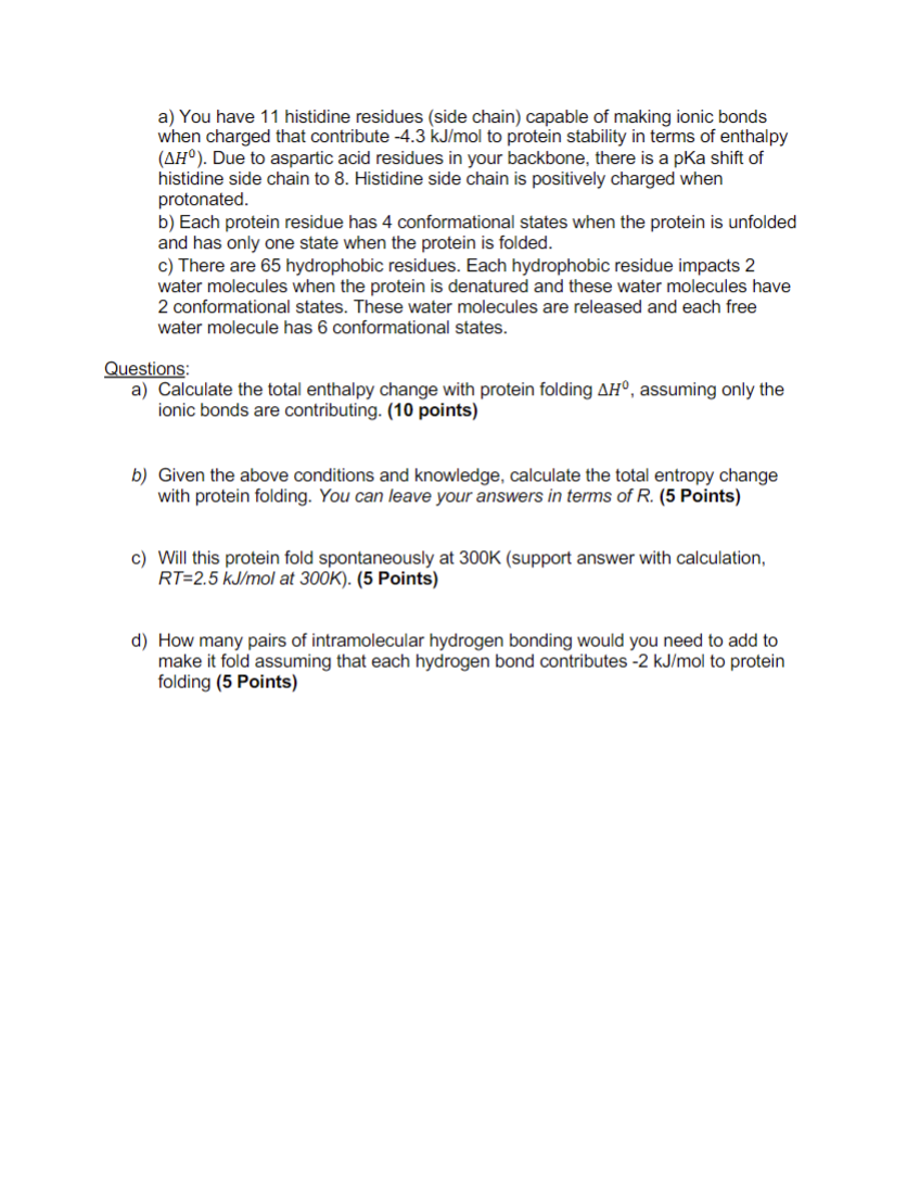 HW5 BME 355 Spring 2024 100 Points Total 1)