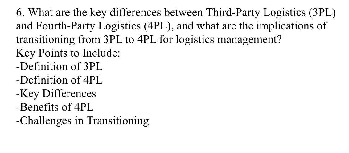 6. What are the key differences between