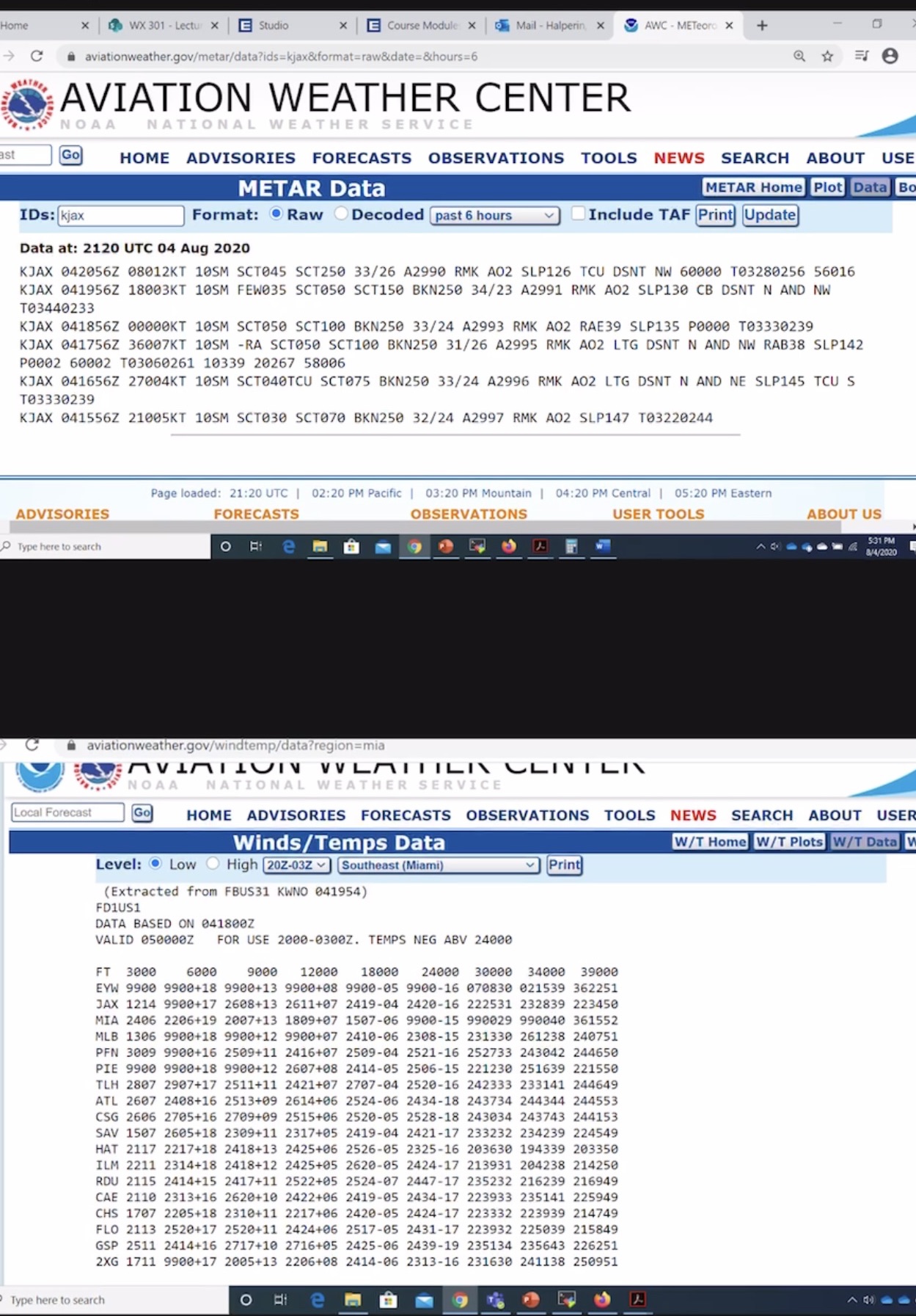 Activity: Calculating the environmental lapse