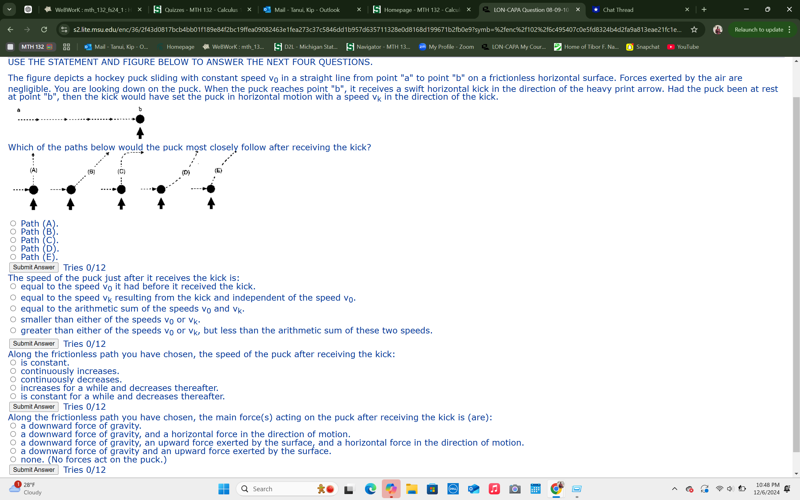 solve for all the problems WeBWork :