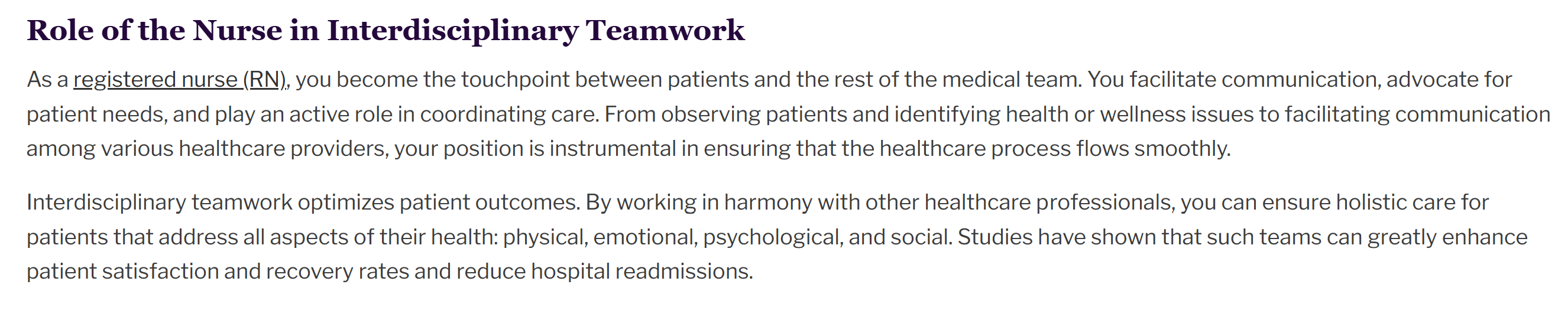 does this source align with Interdisciplinary