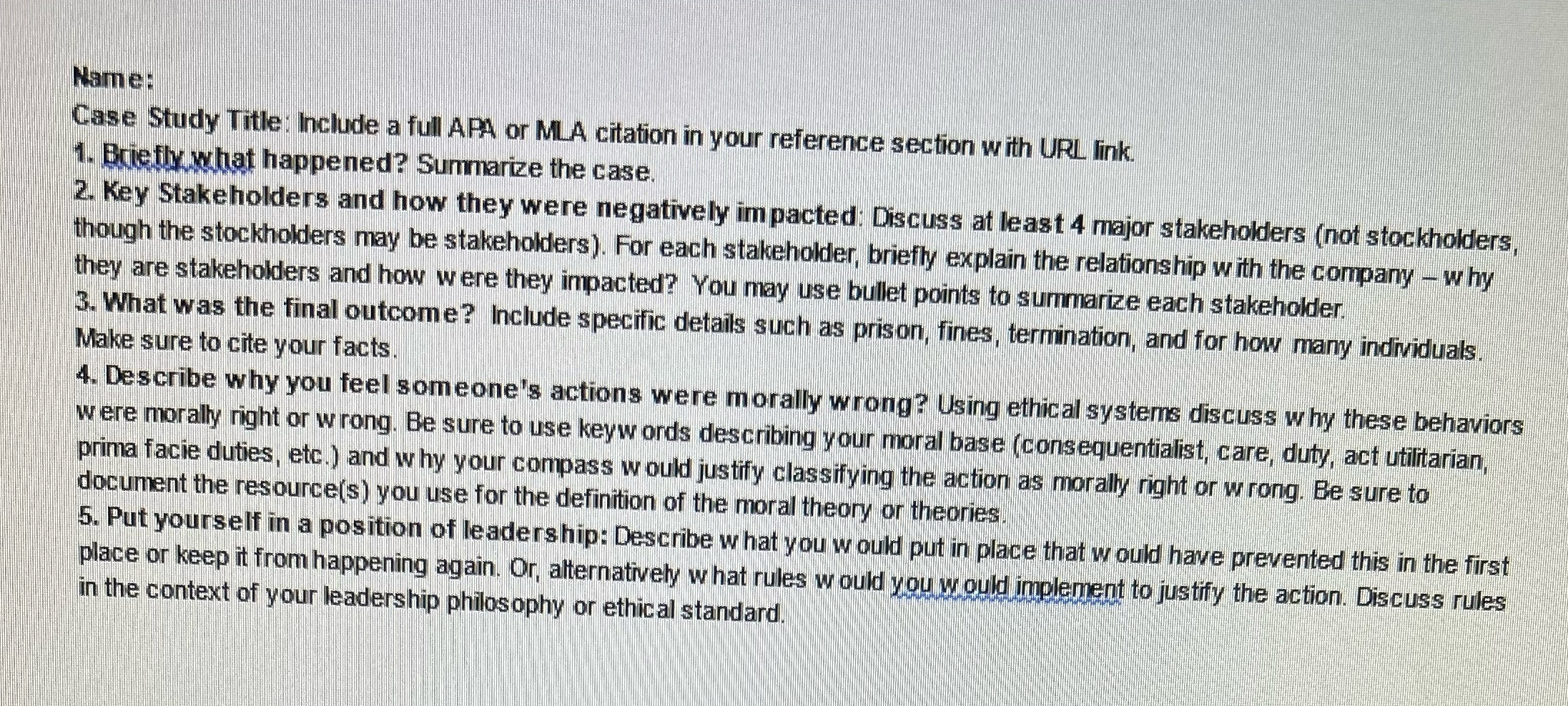 analysis on a case involving some social media or