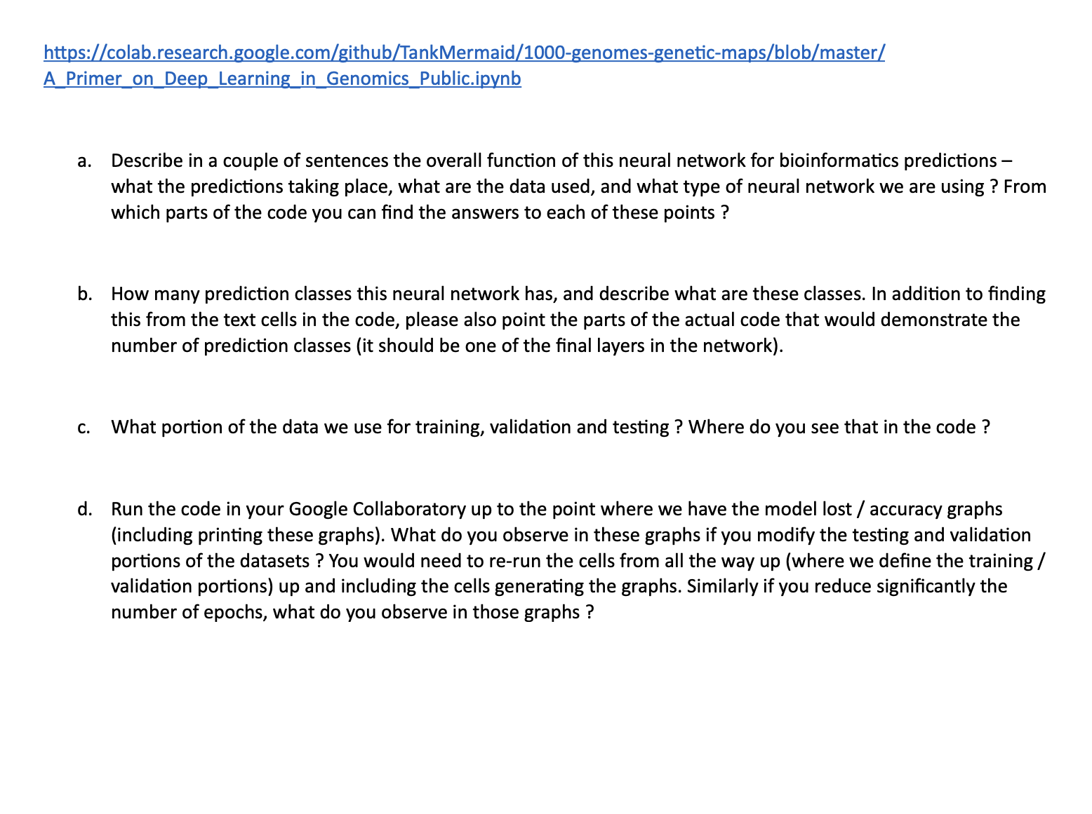 Run the following code on Deep Learning for