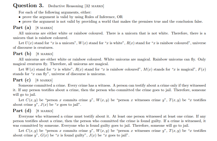 Can someone help me with this deductive reasoning