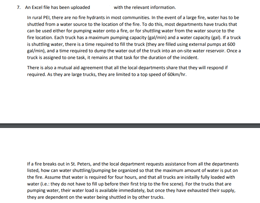 7. An Excel file has been uploaded with the